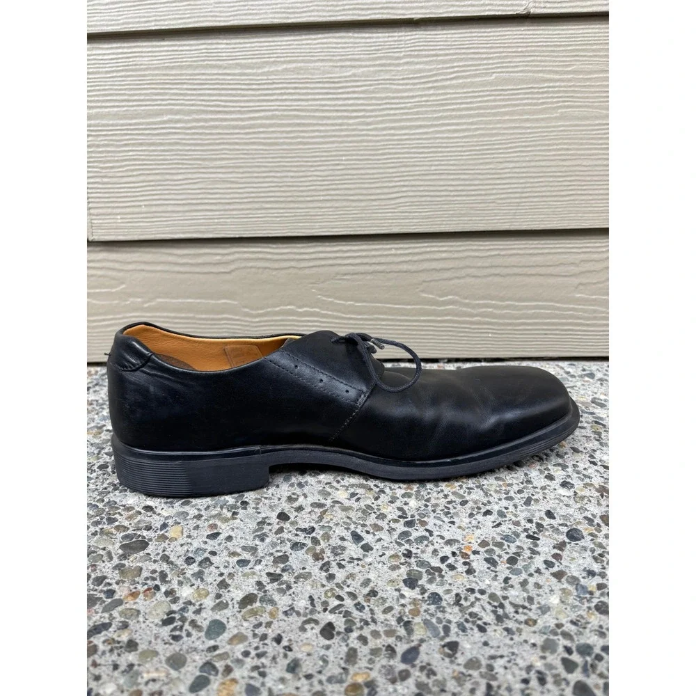 Dr Martens Men's Black Leather Square Toe Oxford‎ Dress Shoes 1C61 Size 11